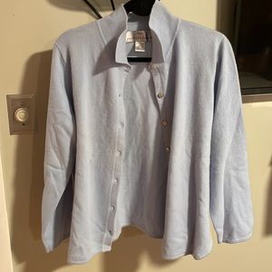 100% cashmere shirt jacket